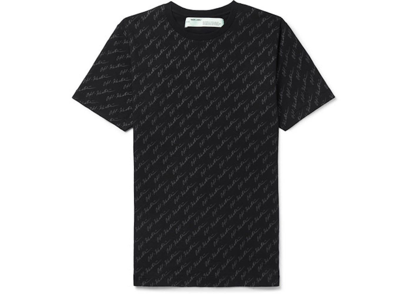 OFF-WHITE Logo Print T-Shirt Black