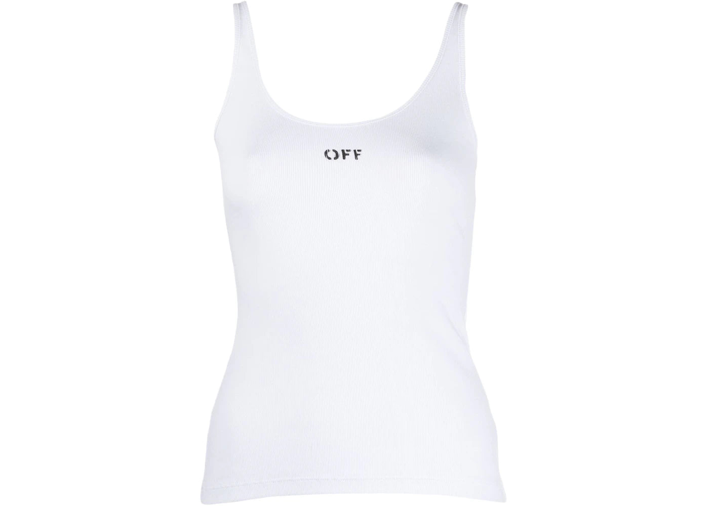 OFF-WHITE Logo Print Tank Top White/Black