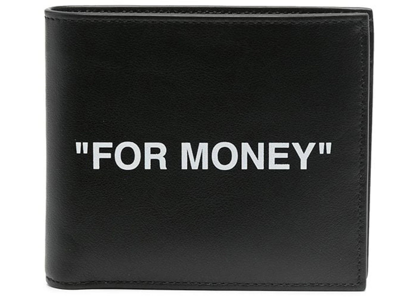 OFF-WHITE Logo Print Wallet Black