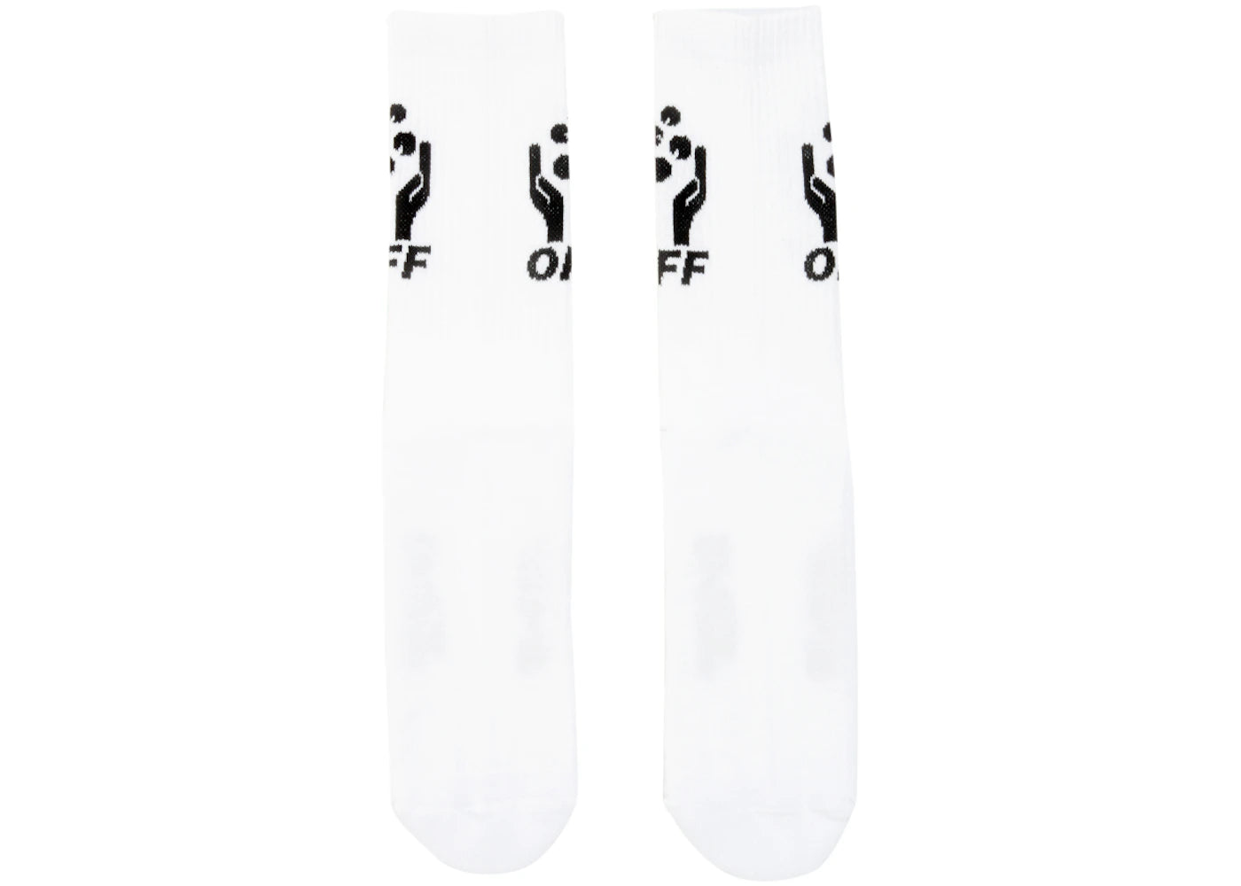 OFF-WHITE Logo Socks (SS19) White/Black