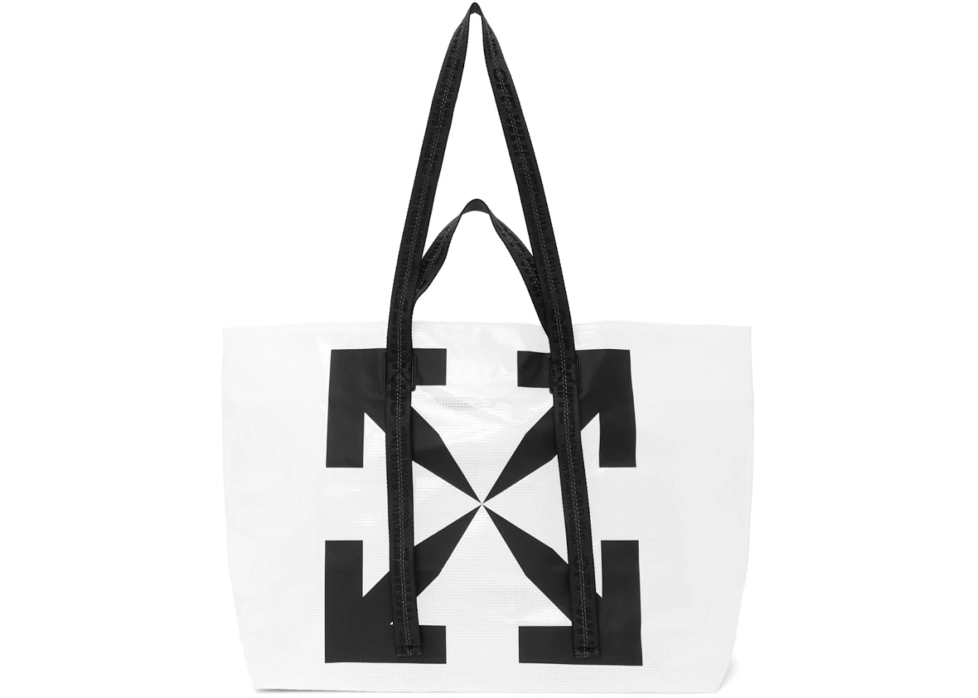 OFF-WHITE Logo Tote PVC White