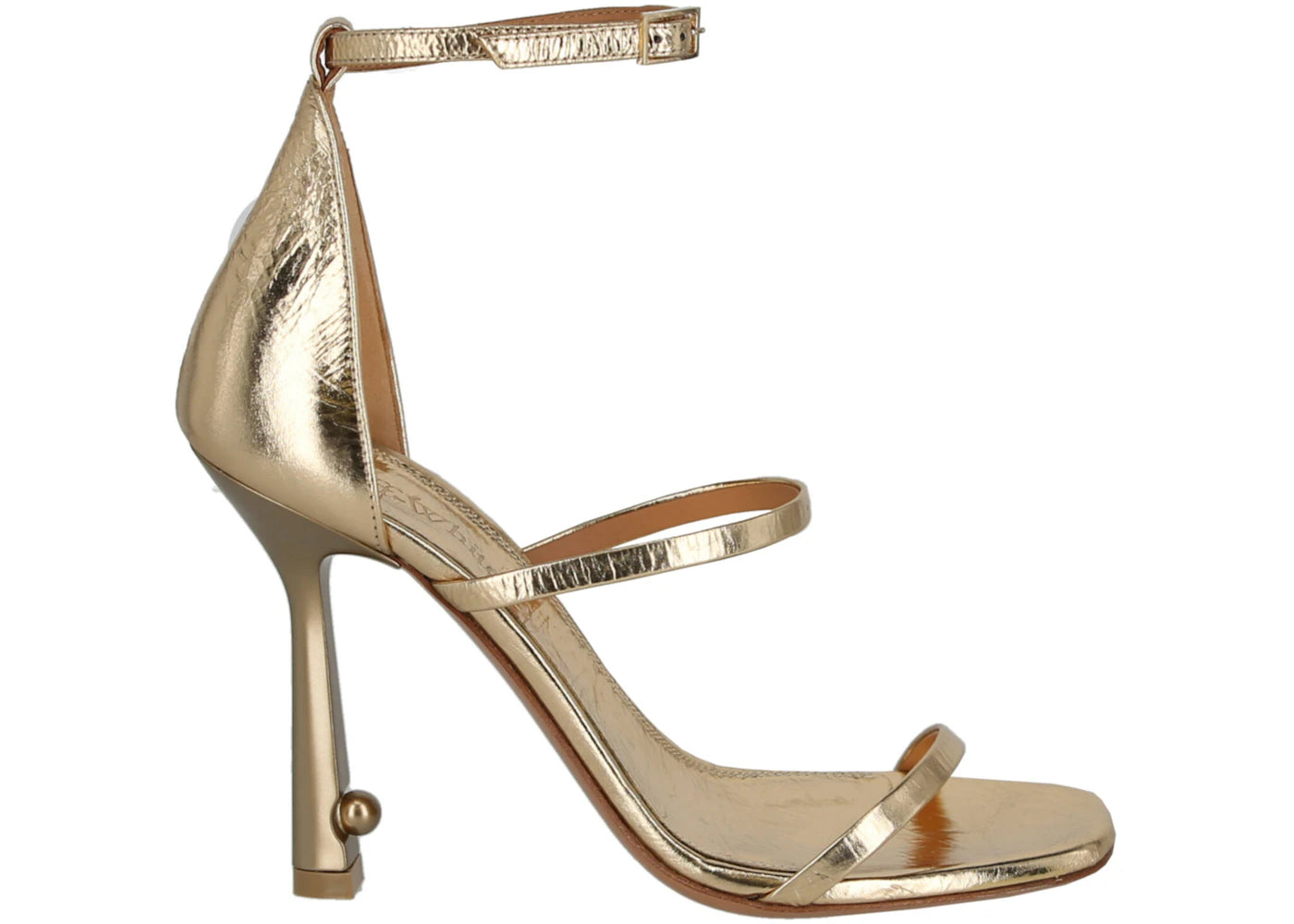 OFF-WHITE Lollipop Strappy Heel Sandal Gold (Women's)