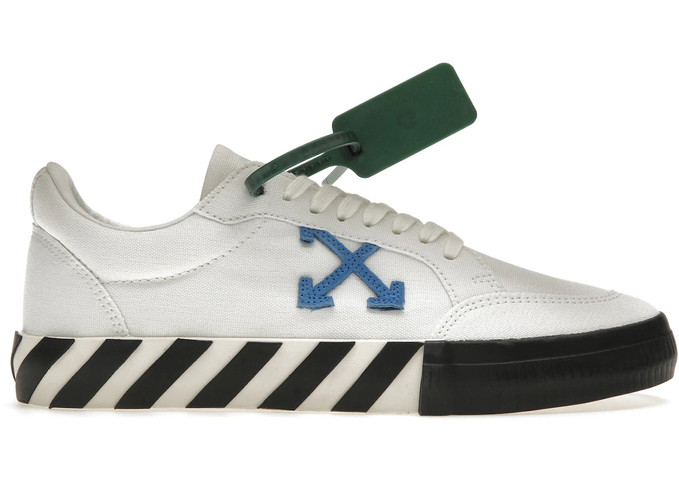 OFF-WHITE Low Vulcanized Canvas White Blue