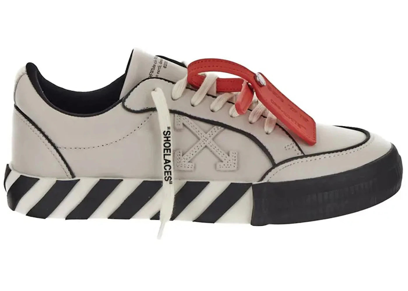 OFF-WHITE Low Vulcanized Outlined White Black