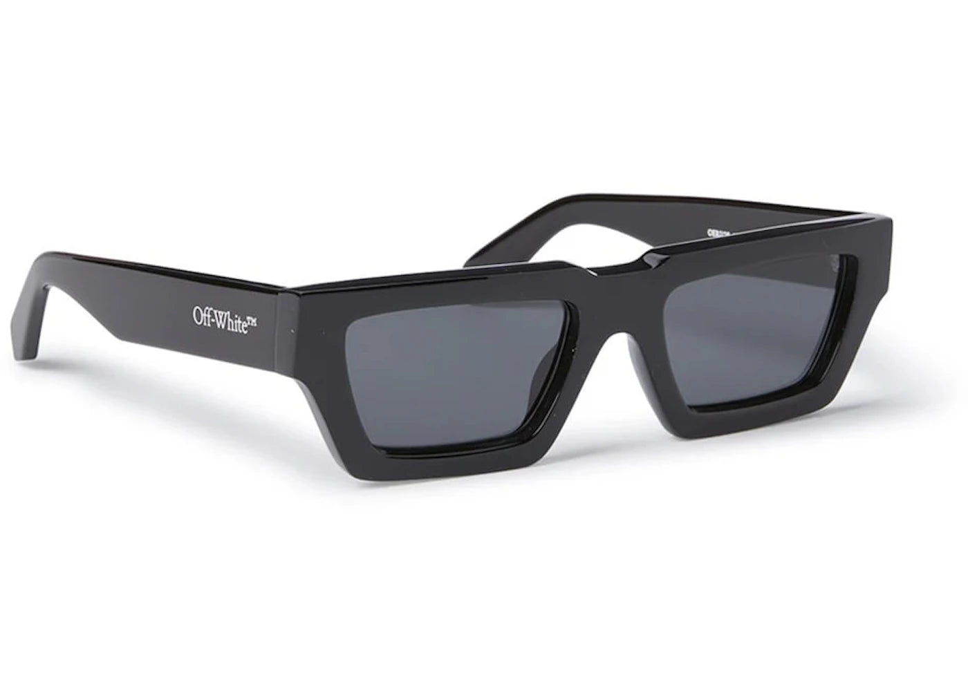 OFF-WHITE Manchester Sunglasses Black/Dark Grey/Grey (OERI129S24PLA0011007-FR)