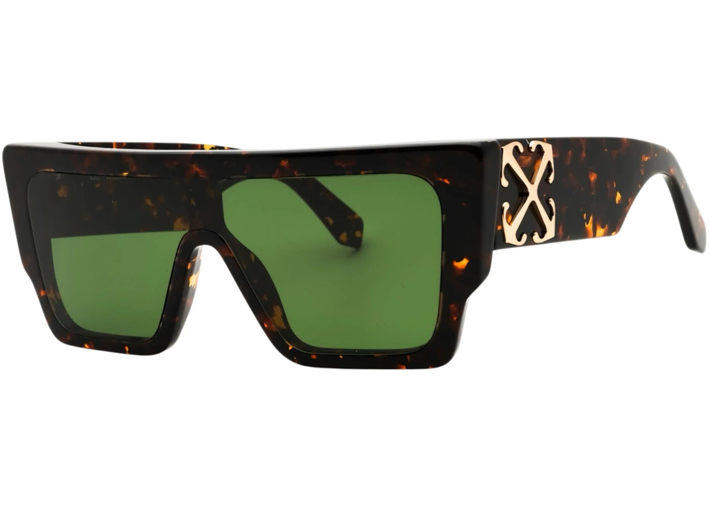 OFF-WHITE Marion Sunglasses Havana Green (OERI14FS25PLA0016055)