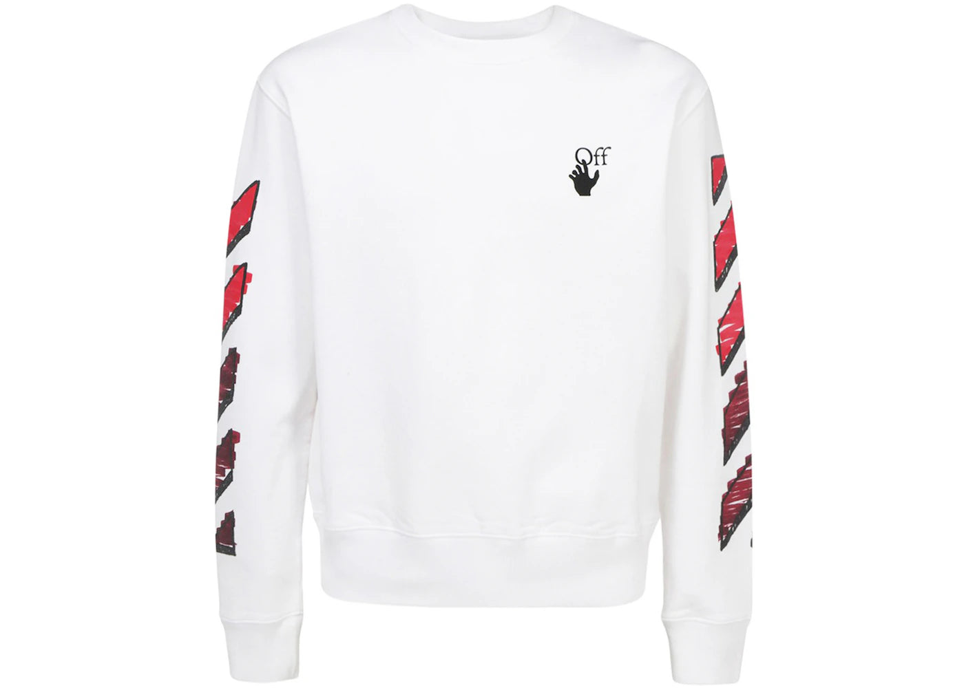 OFF-WHITE Marker Arrows Crewneck White Red