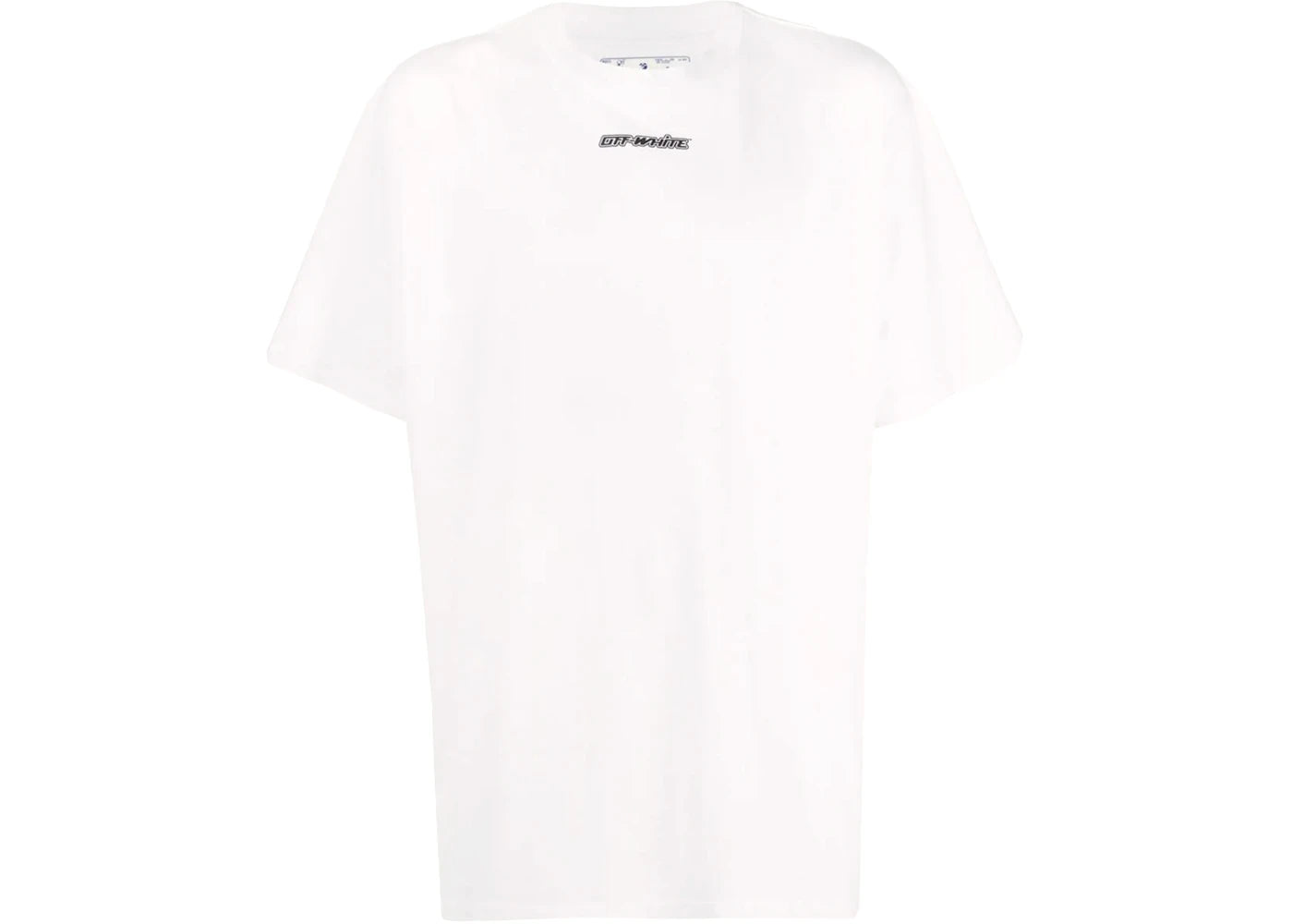 OFF-WHITE Marker Blue Arrows Oversized Tee White