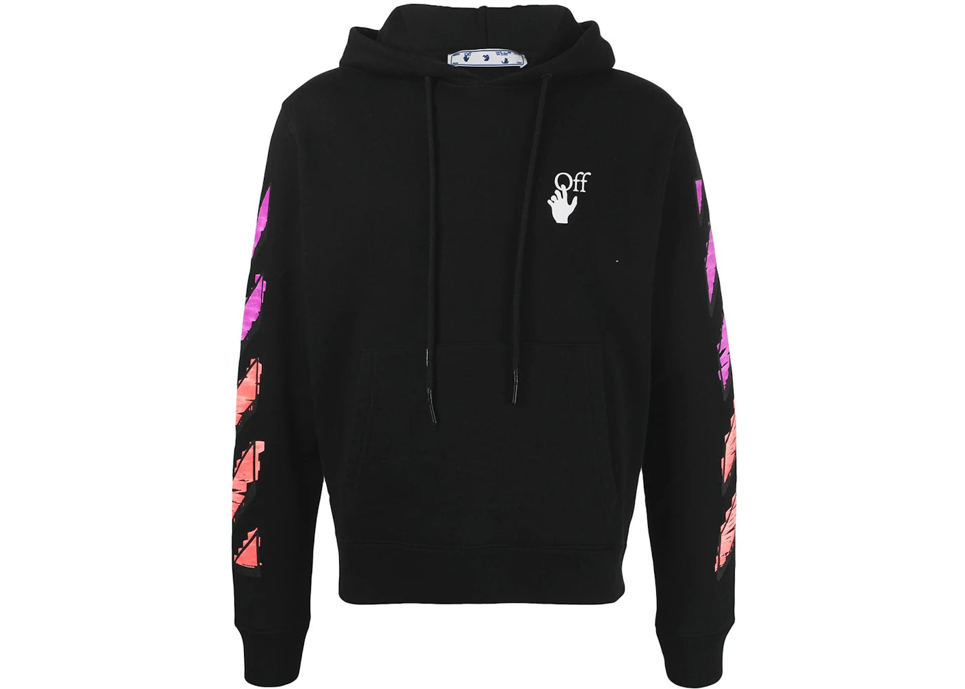 OFF-WHITE Marker Hoodie Black/Fuchsia