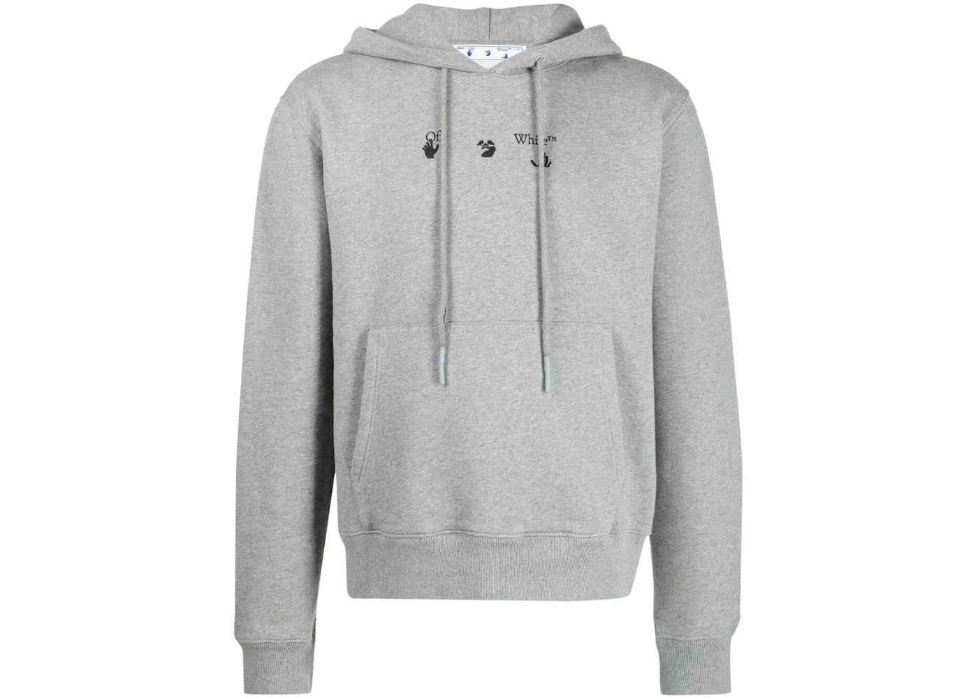 OFF-WHITE Marker Hoodie Grey/Blue