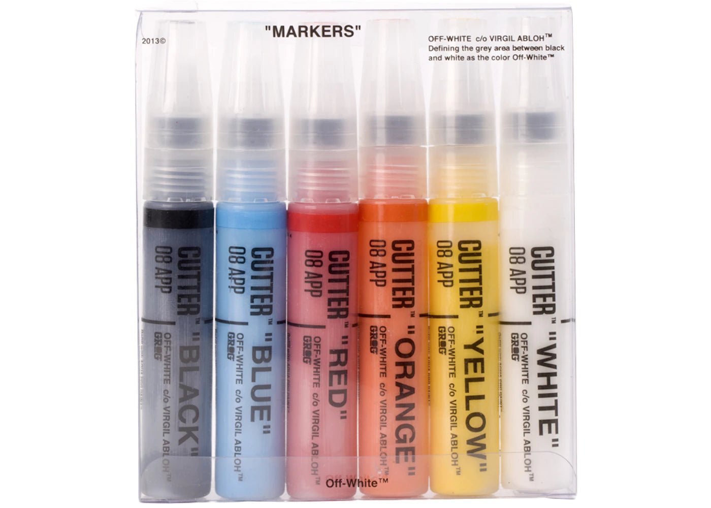OFF-WHITE Marker Pen Box Set (SS19) Multicolor