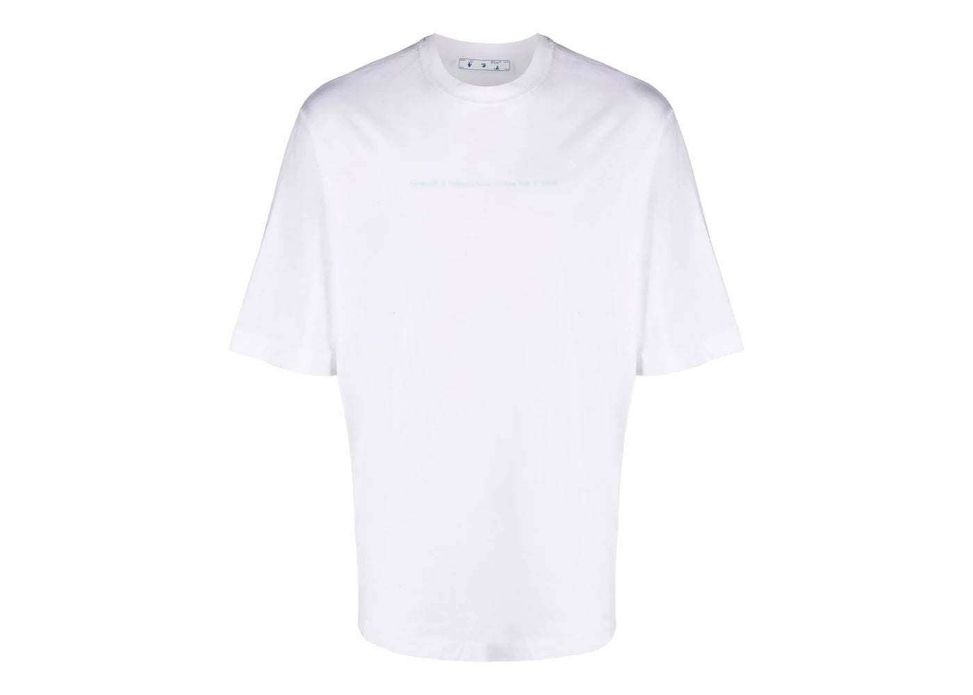 OFF-WHITE Marker Skate T-Shirt White Blue