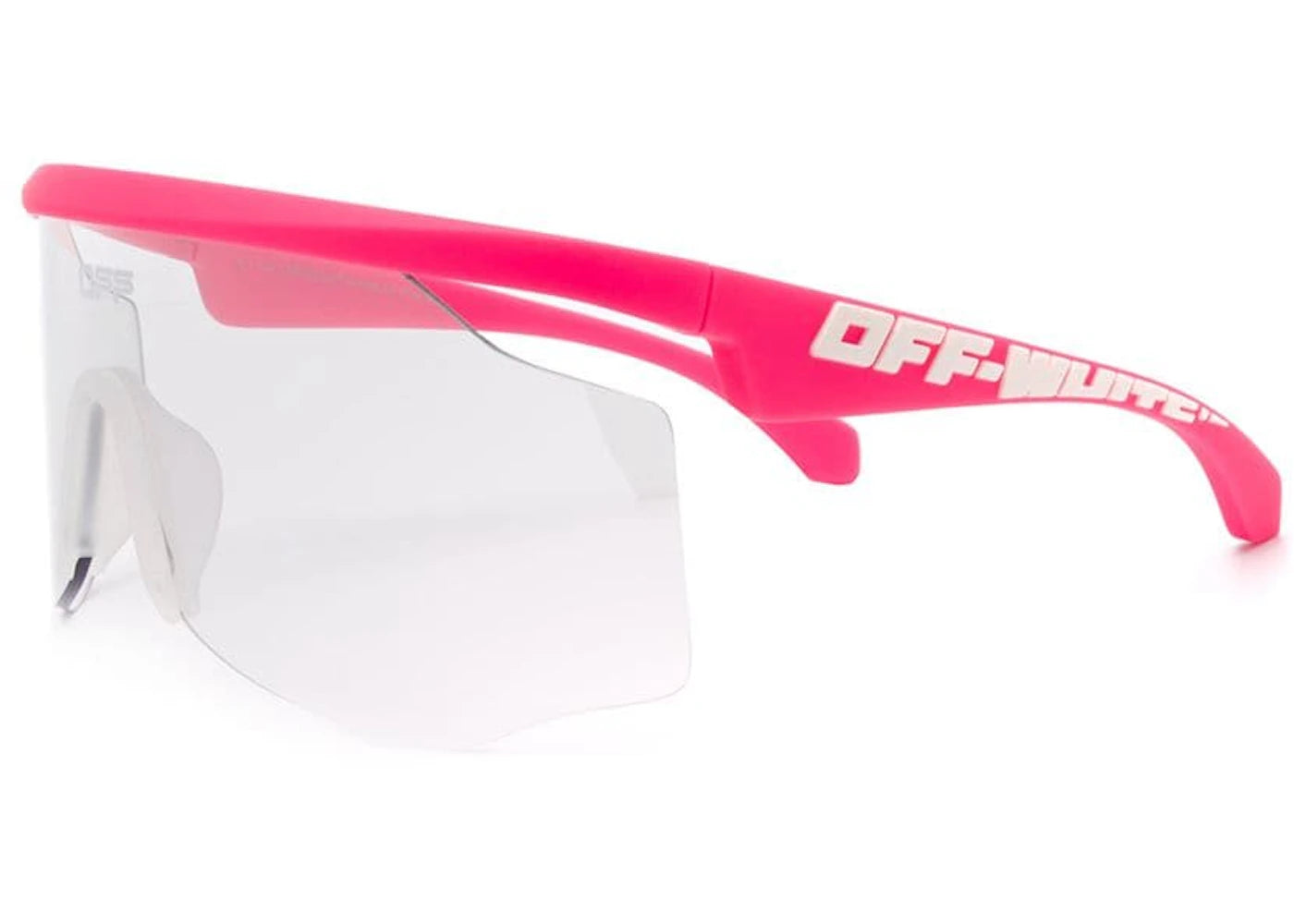 OFF-WHITE Mask Sunglasses Fuchsia/White (OMRI003S20I060412801)