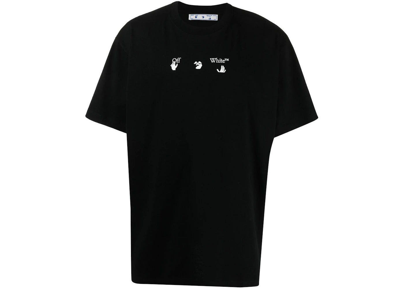 OFF-WHITE Melting Logo T-shirt Black/Blue