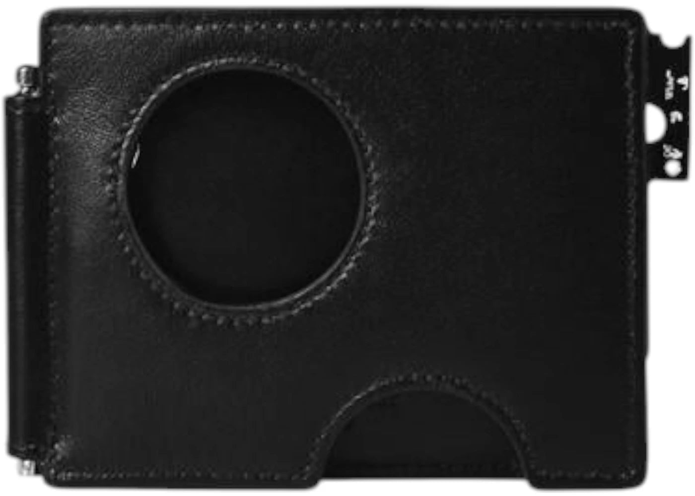 OFF-WHITE Meteor Bill Clip Wallet Black/White