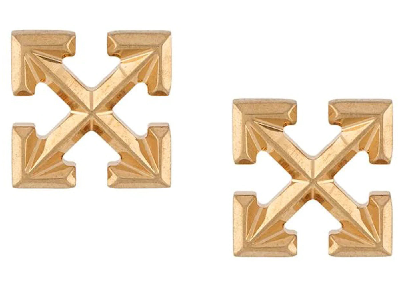 OFF-WHITE Mini Arrow Earrings Gold