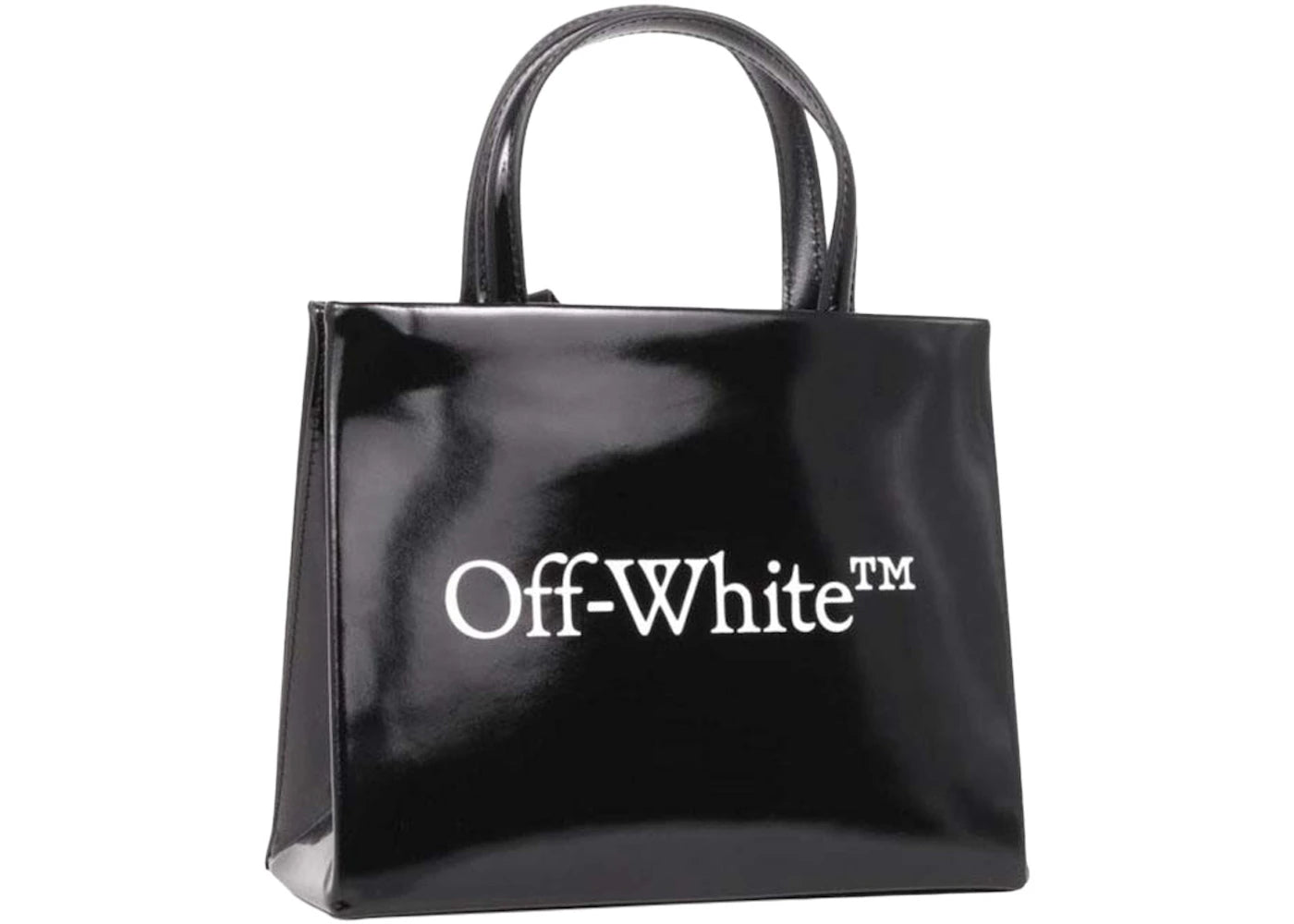 OFF-WHITE Mini Box Bag Black/White