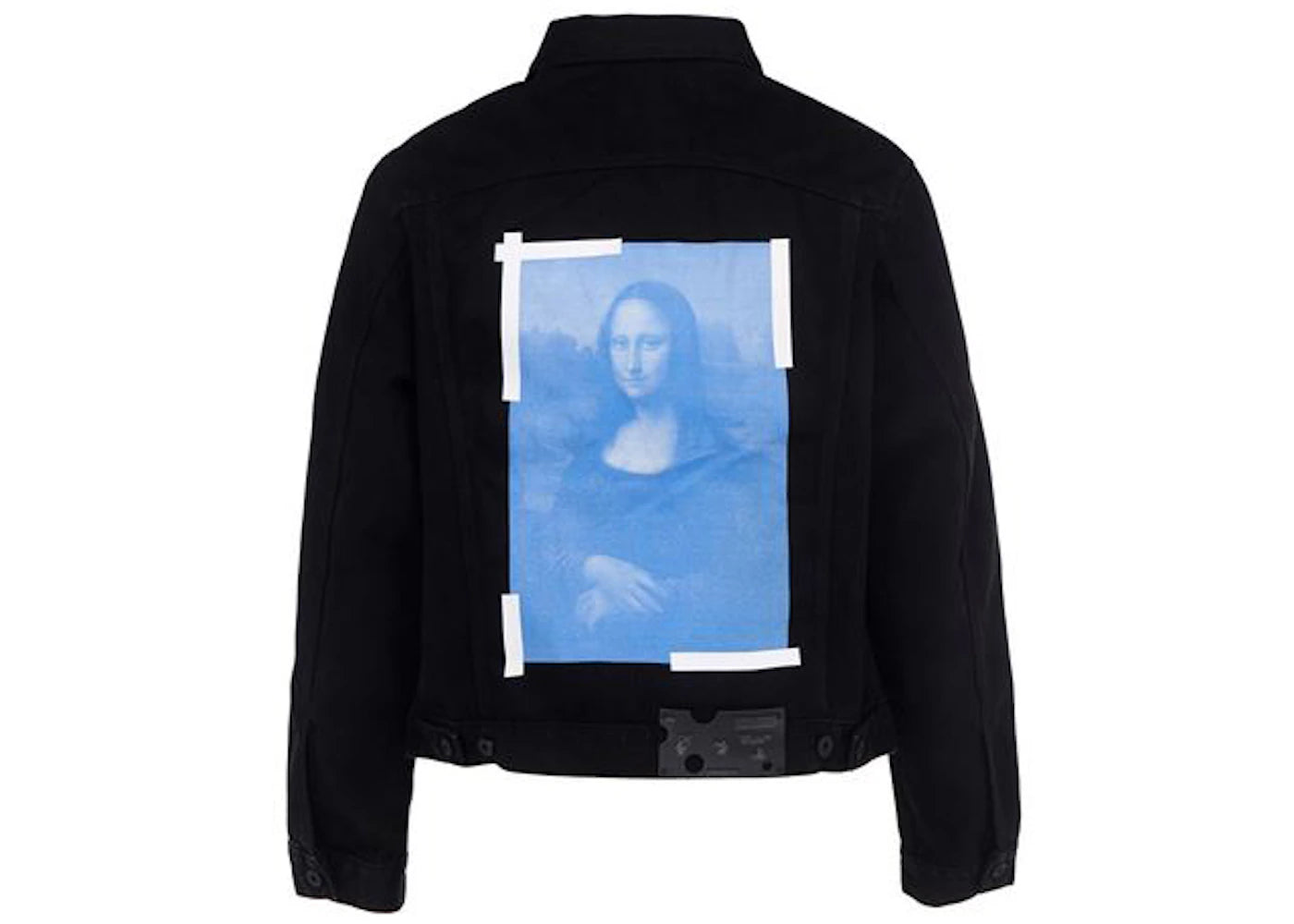 OFF-WHITE Mona Lisa Denim Jacket Black