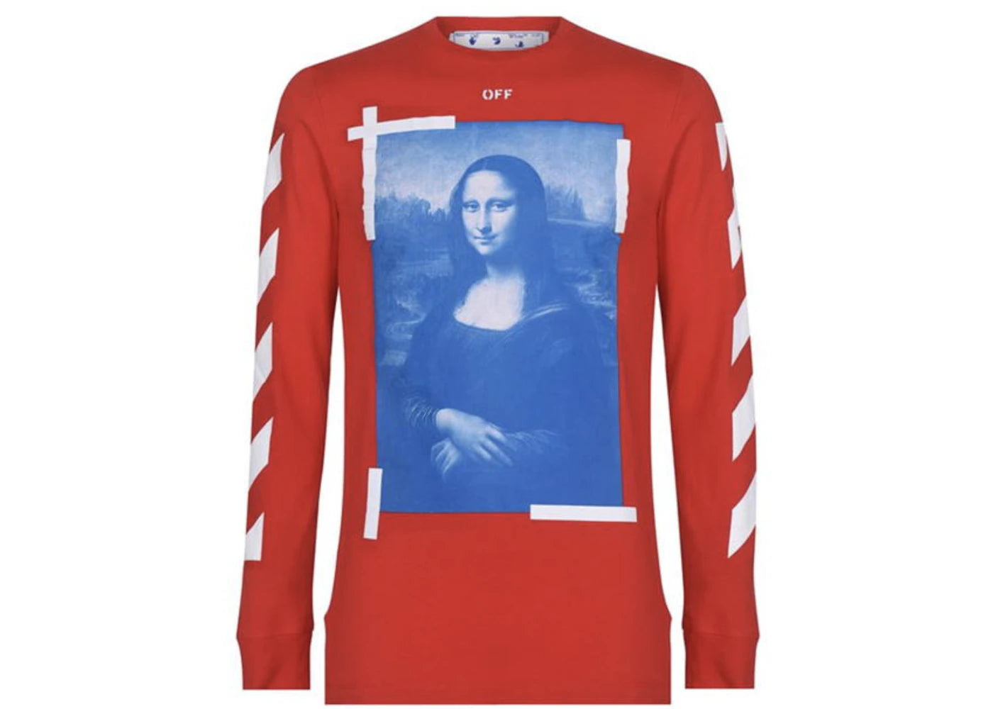 OFF-WHITE Mona Lisa Longsleeve T-Shirt Red