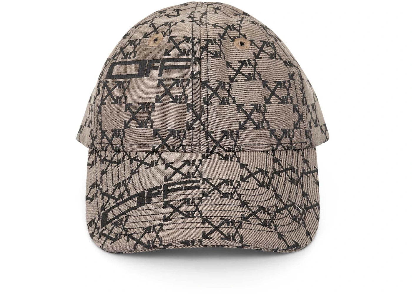 OFF-WHITE Monogram Baseball Cap Brown/Black