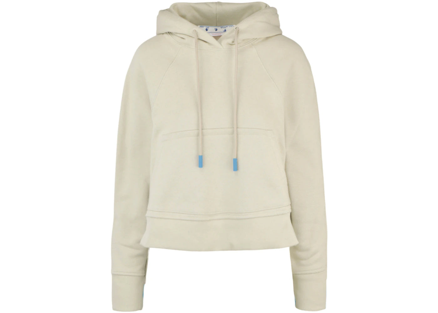 OFF-WHITE Monogram Crop Hoodie Green