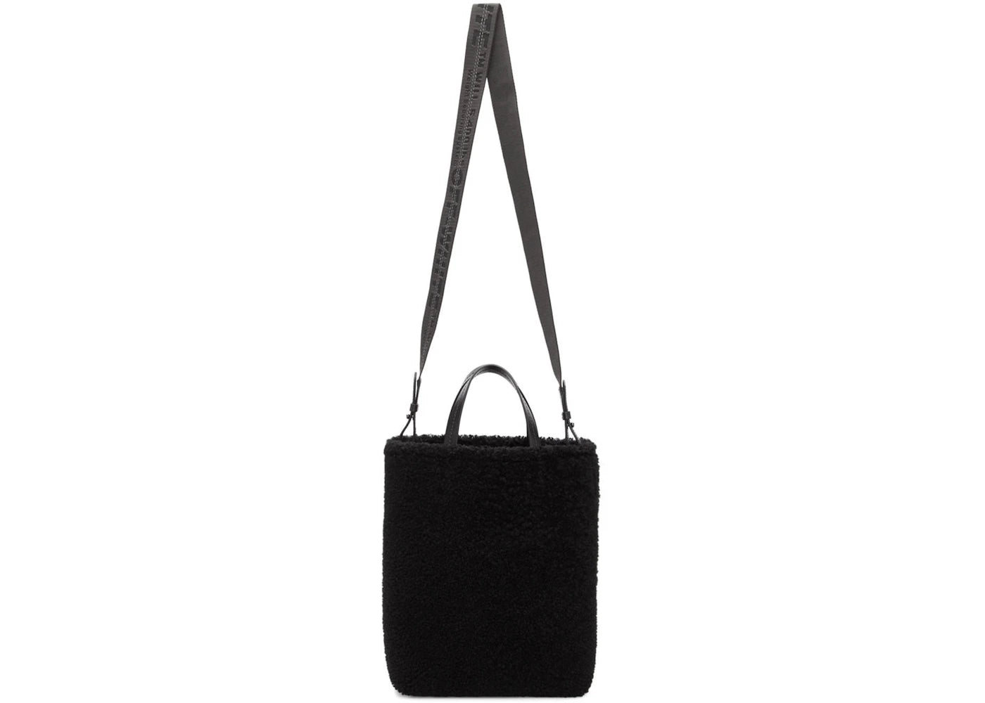 OFF-WHITE Montone Tote Furry Black