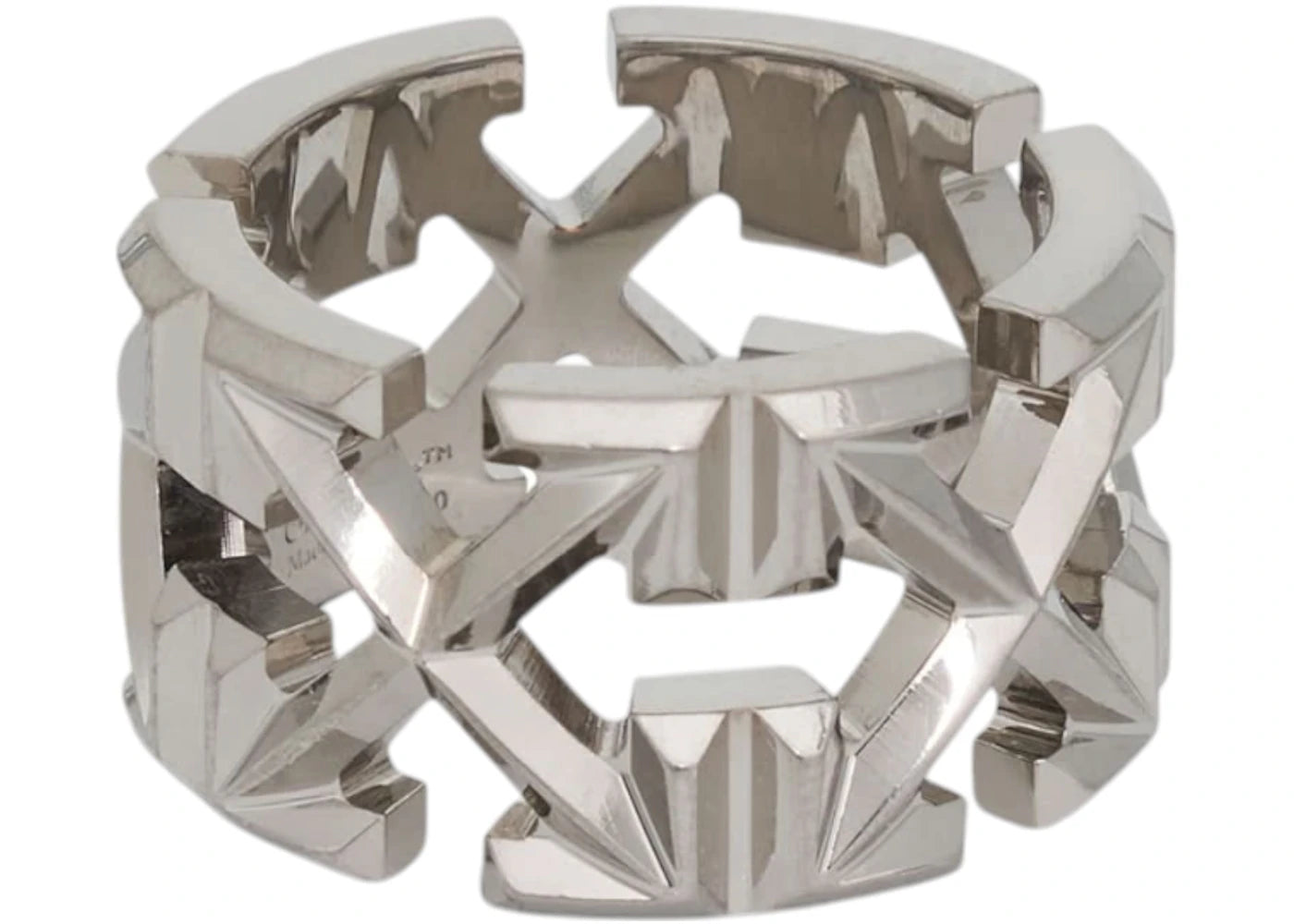 OFF-WHITE Multi Arrow Ring Silver