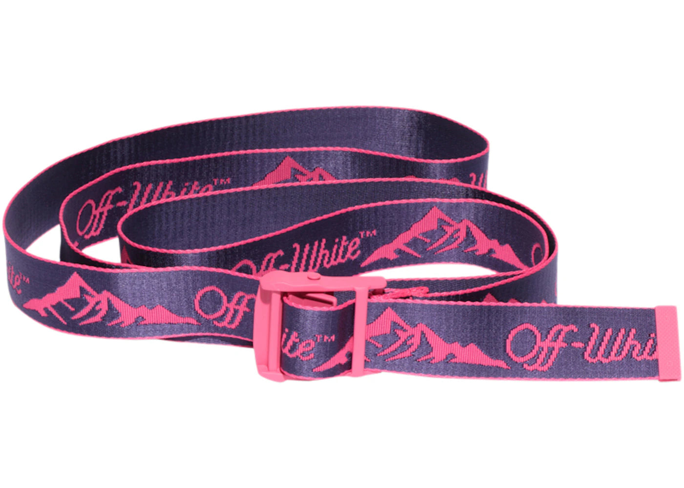 OFF-WHITE Mytheresa Industrial Belt (SS19) Purple/Fuchsia