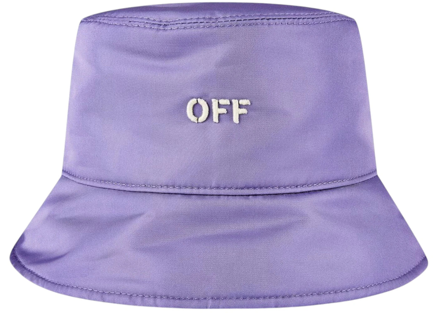 OFF-WHITE NY Off Stamp Rever Bucket Hat Lilac/White