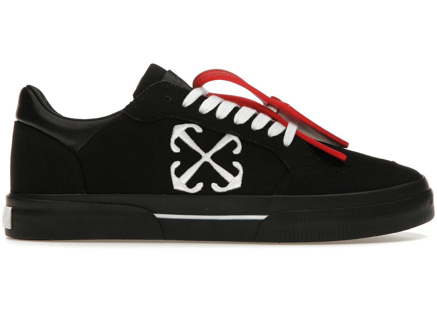 OFF-WHITE New Low Vulcanized Black White (Women's)