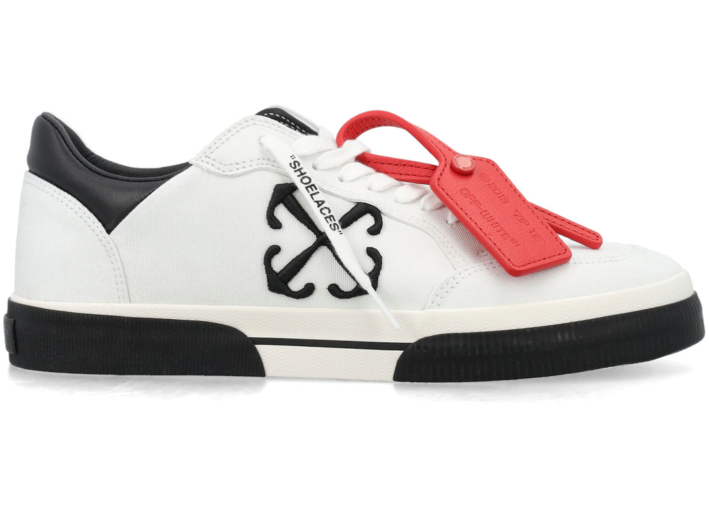 OFF-WHITE New Low Vulcanized White Black