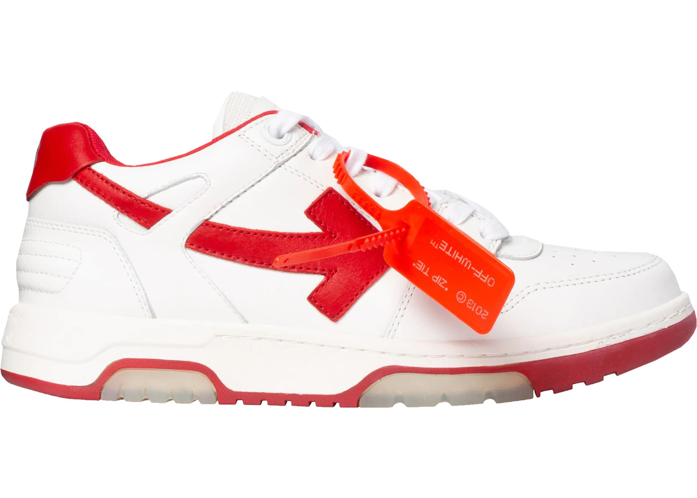 OFF-WHITE OOO Low Out Of Office White Red (Women's)