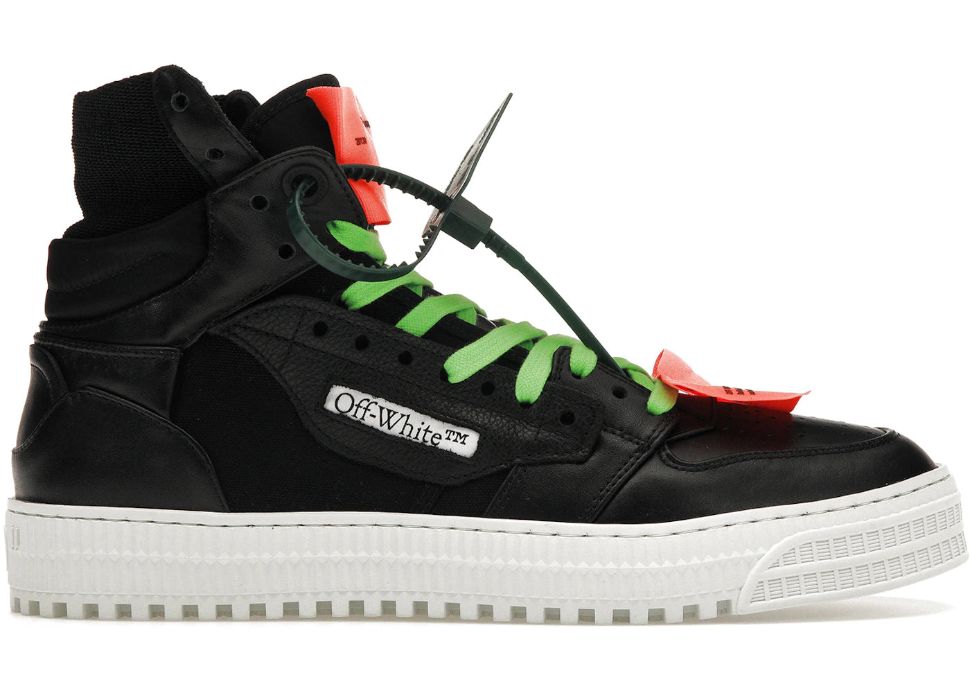 OFF-WHITE Off Court 3.0 Black Neon Green Orange – Side Kicks