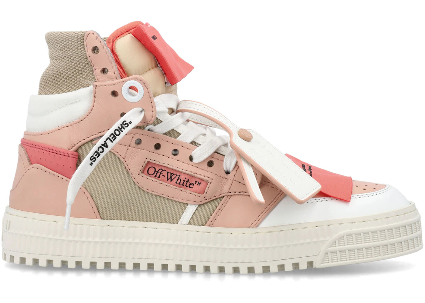 OFF-WHITE Off Court 3.0 Calf Leather Pink Beige (Women's)