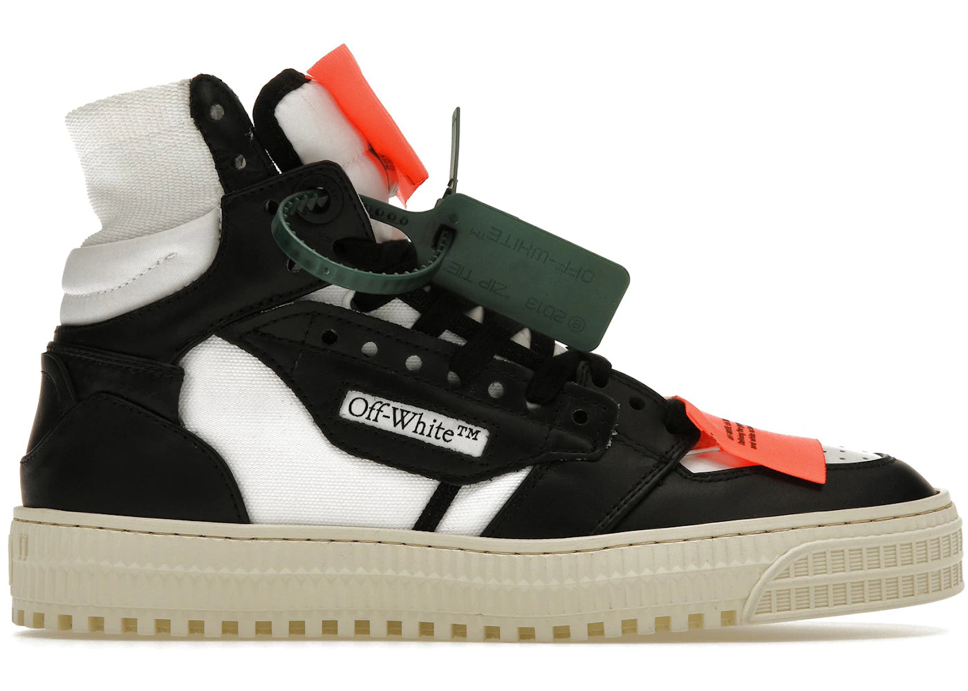 OFF-WHITE Off Court 3.0 Leather Canvas Black White