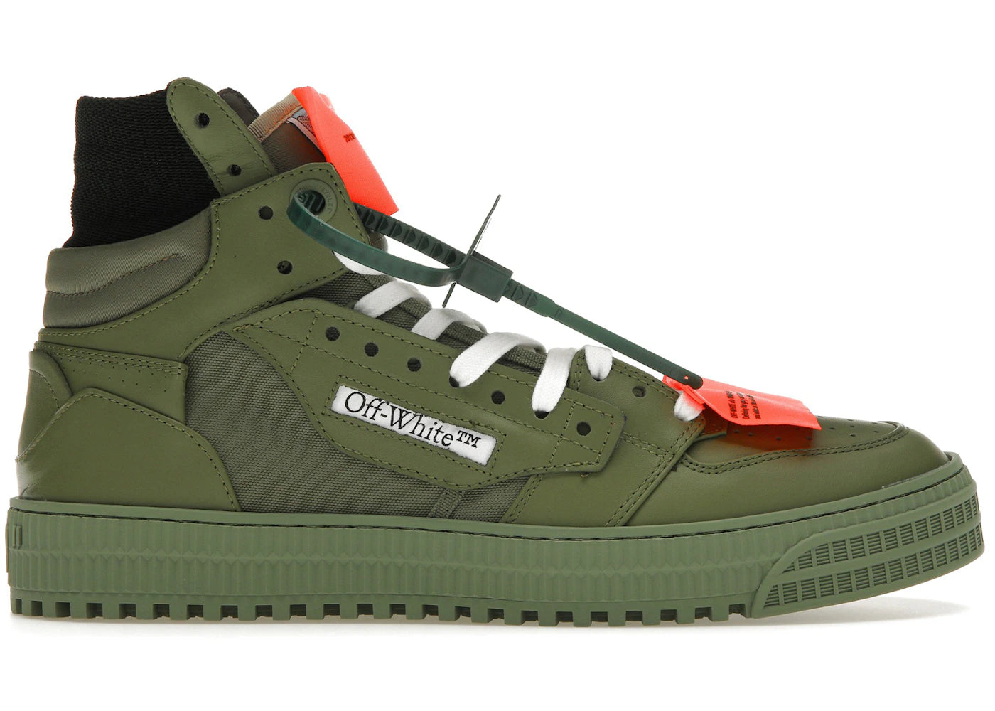 OFF-WHITE Off Court 3.0 Military Green Fuschia