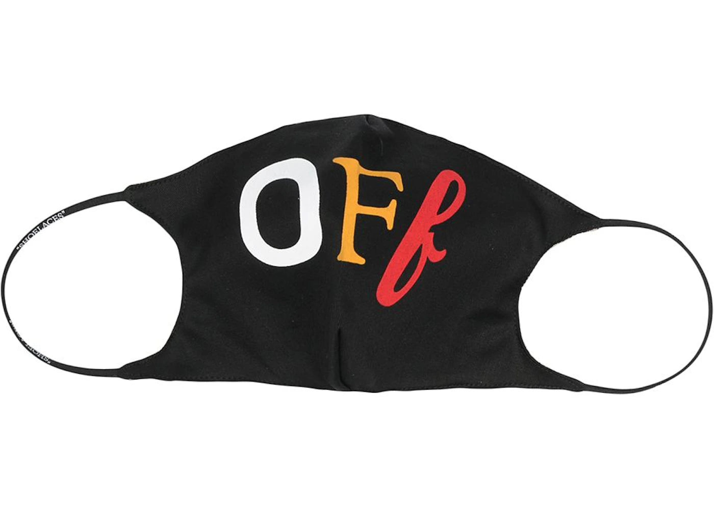 OFF-WHITE Off Logo Face Mask Black/Orange/Red