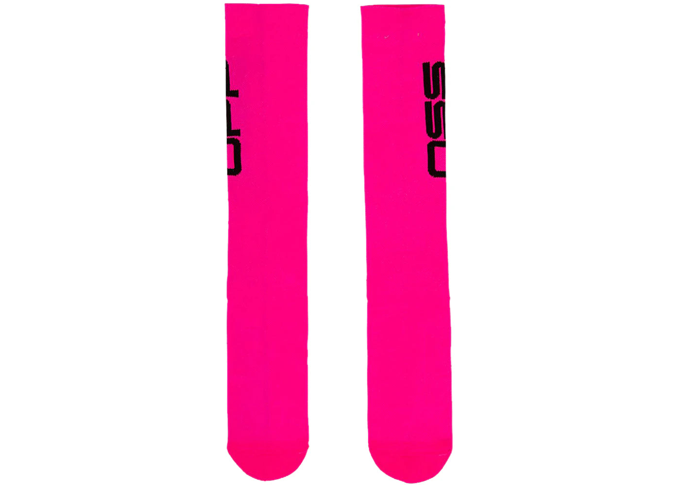 OFF-WHITE Off Side Print Socks Fuchsia/Black