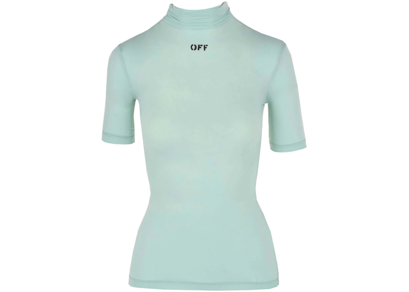 OFF-WHITE Off Stamp Sec Skin Turtleneck Short Sleeve Shirt Multi
