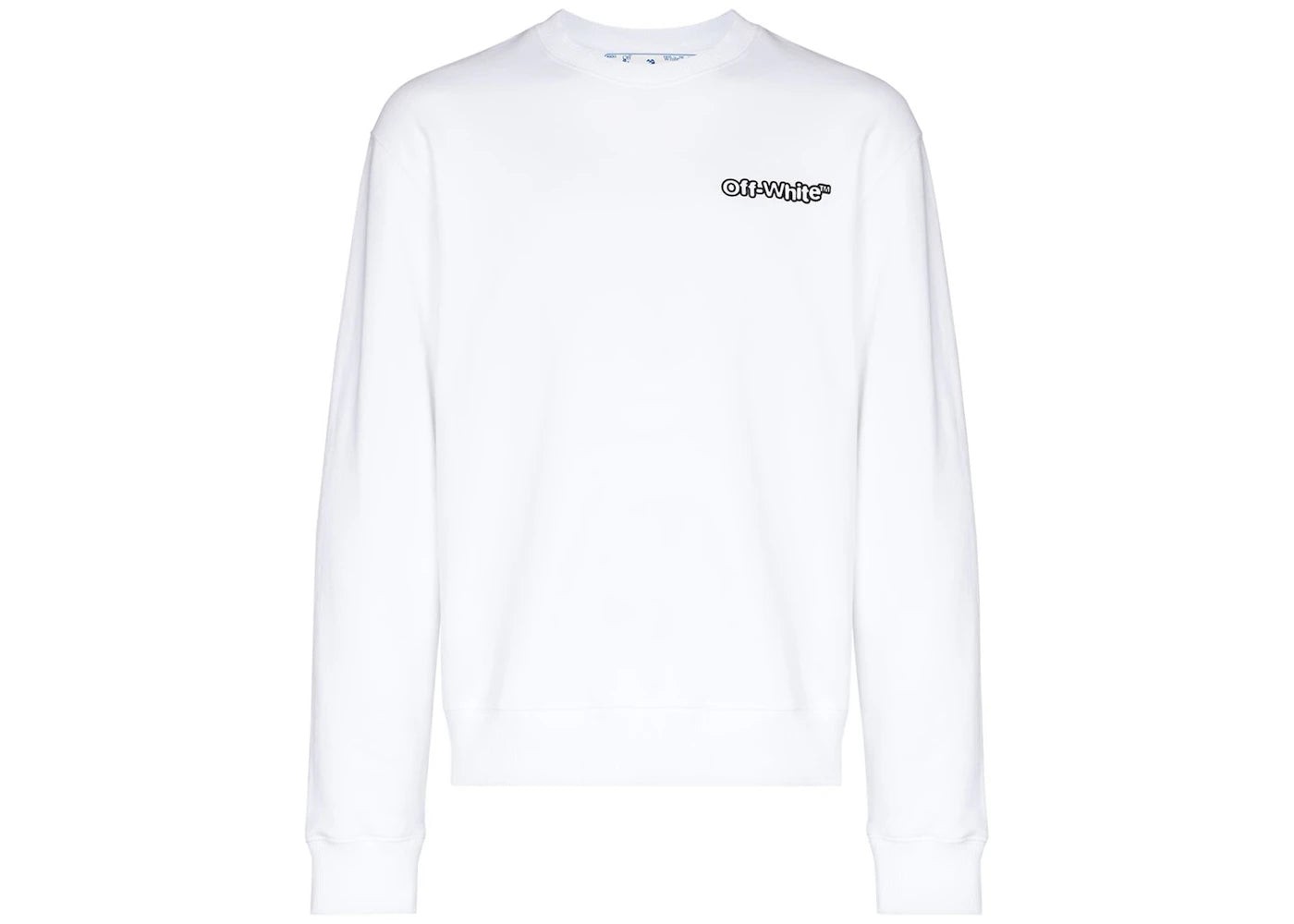 OFF-WHITE Off-White TM Logo Print Crewneck White/Black