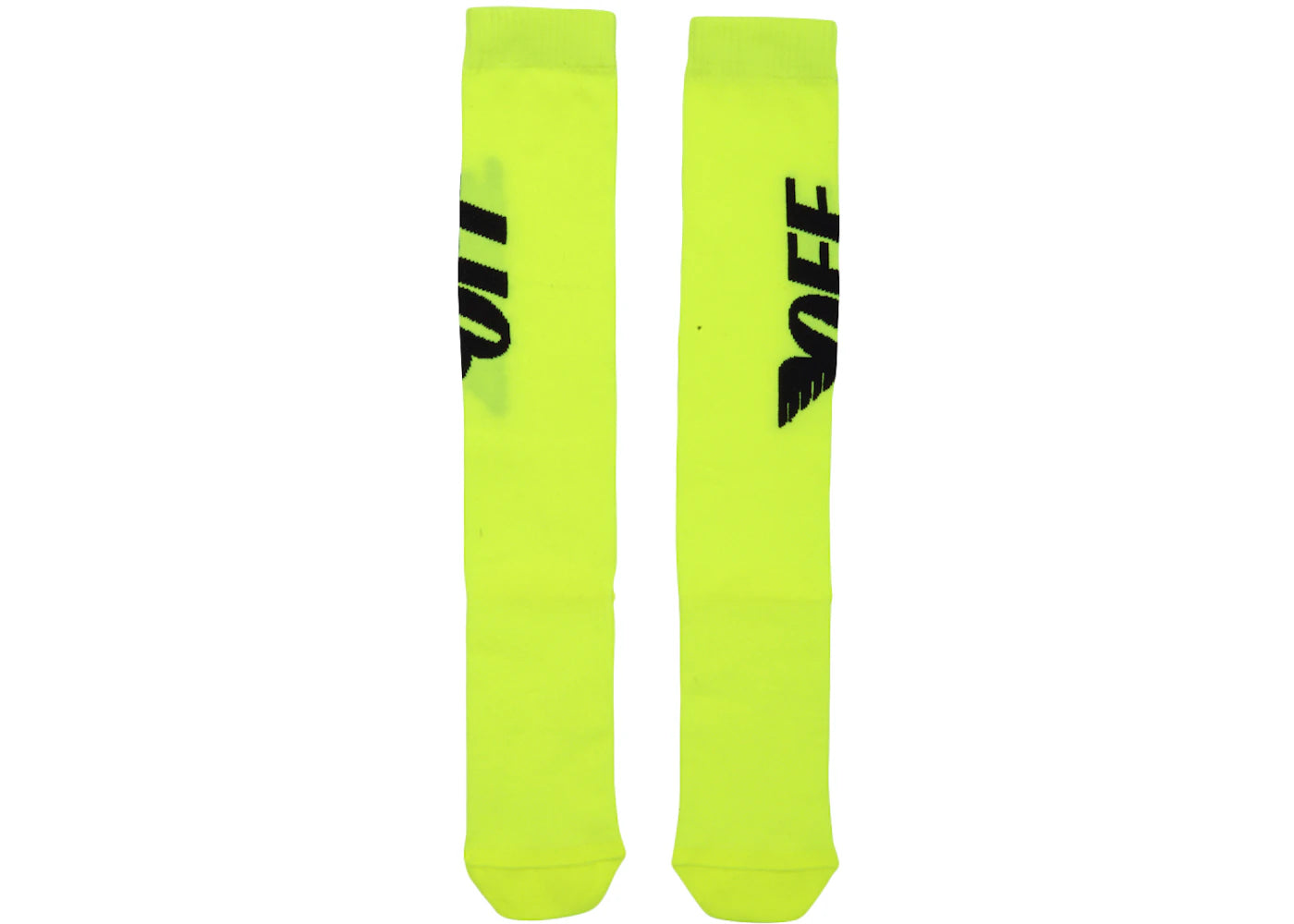 OFF-WHITE Off Wings Socks (SS19) Yellow/Black