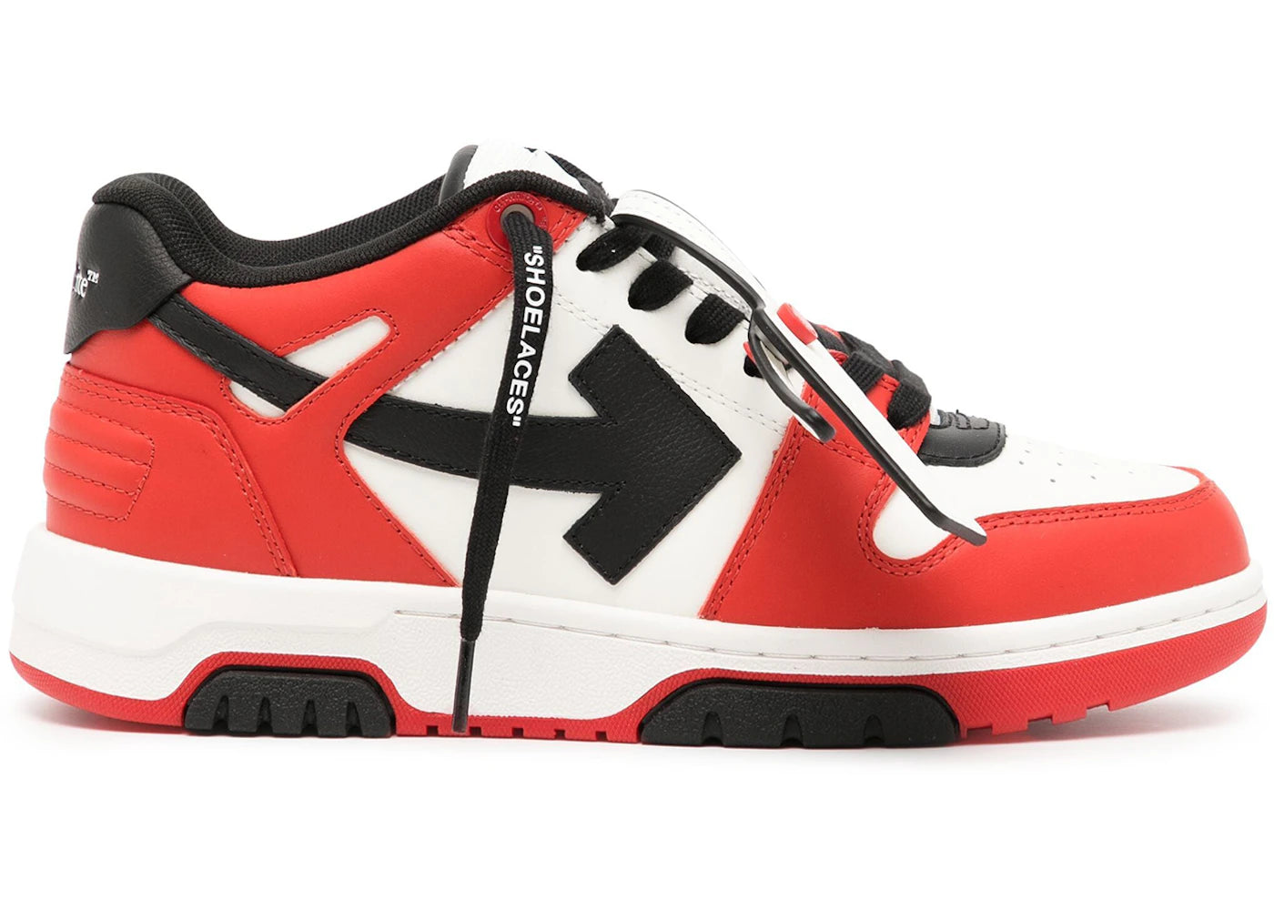 OFF-WHITE Out Of Office Low Black White Red (Women's)