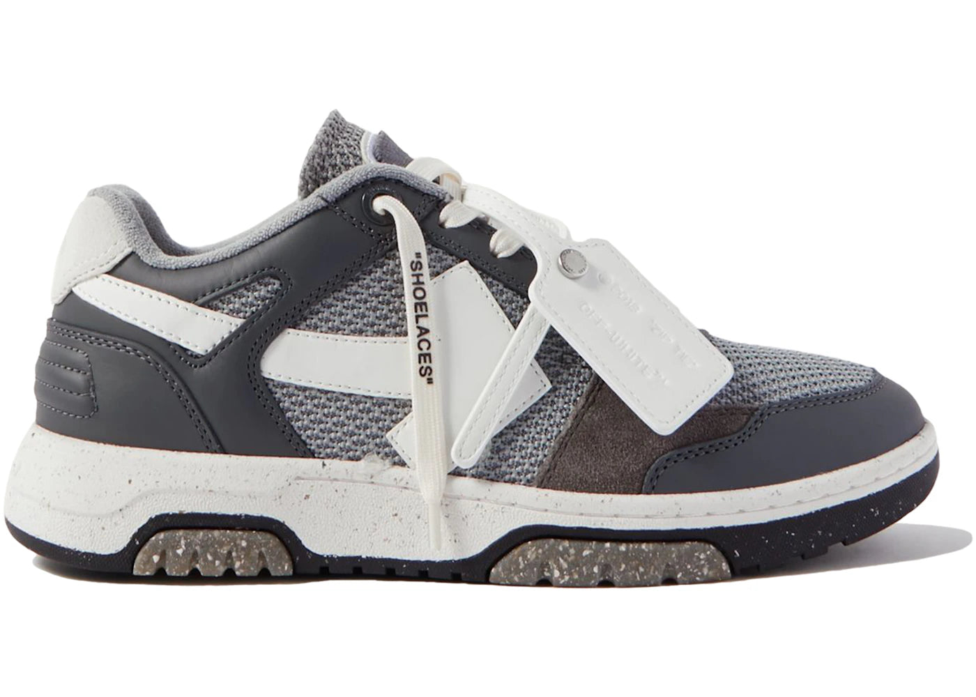 OFF-WHITE Out Of Office Low Mesh Dark Grey White