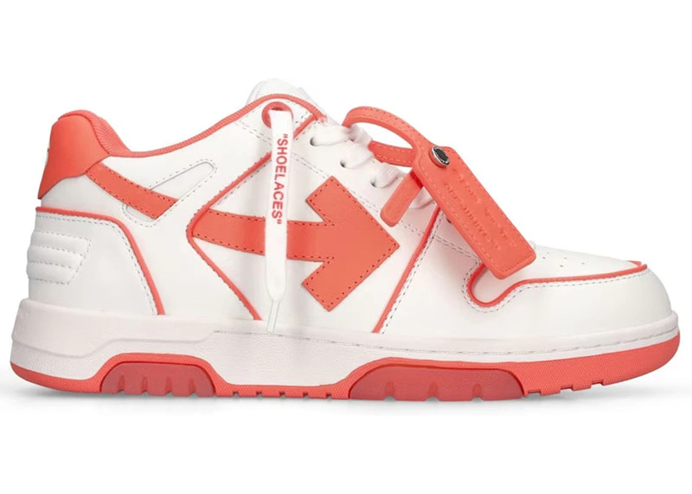 OFF-WHITE Out Of Office Low Outlined White Coral Red (Women's)