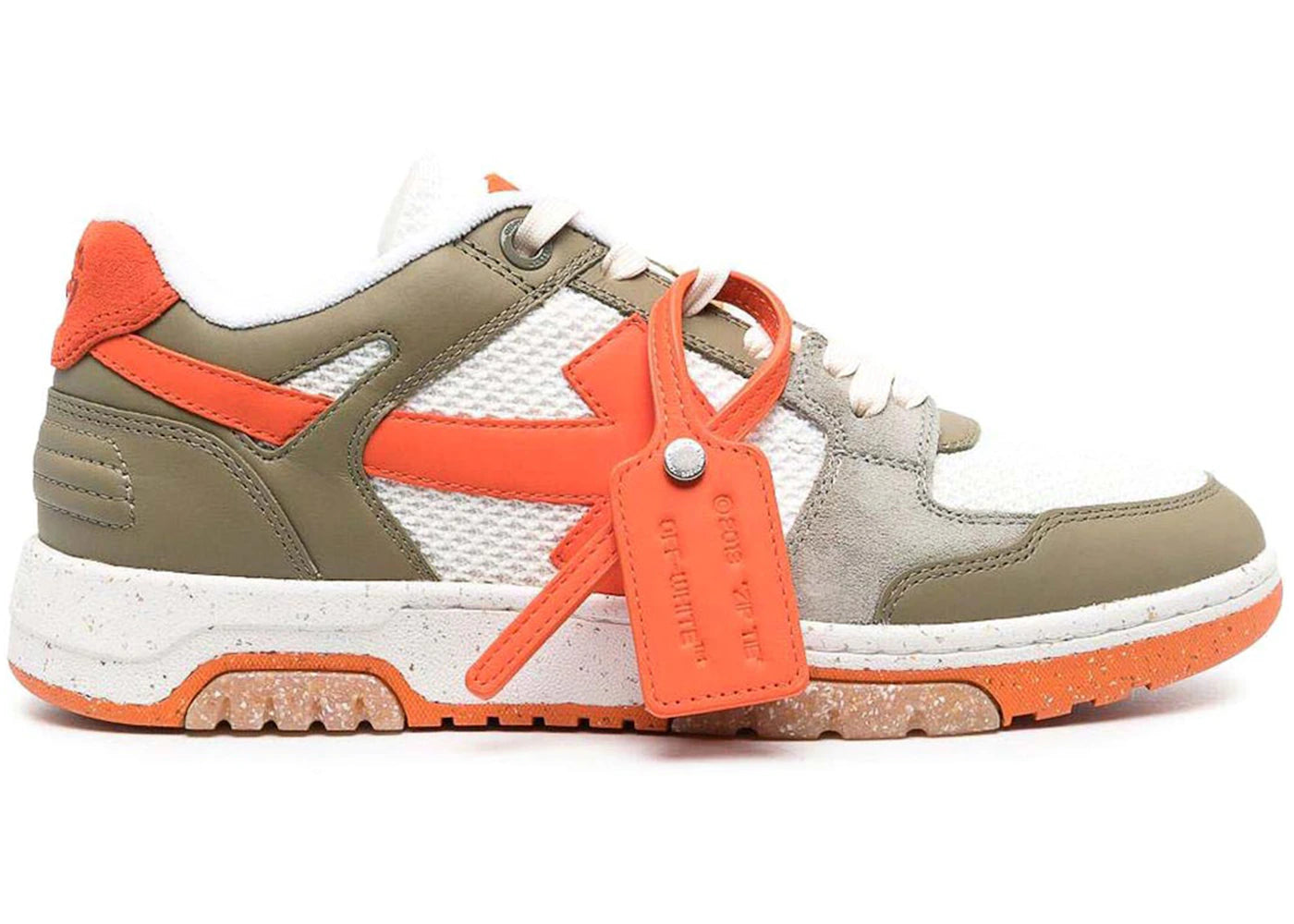 OFF-WHITE Out Of Office Low Slim Military Bright Orange