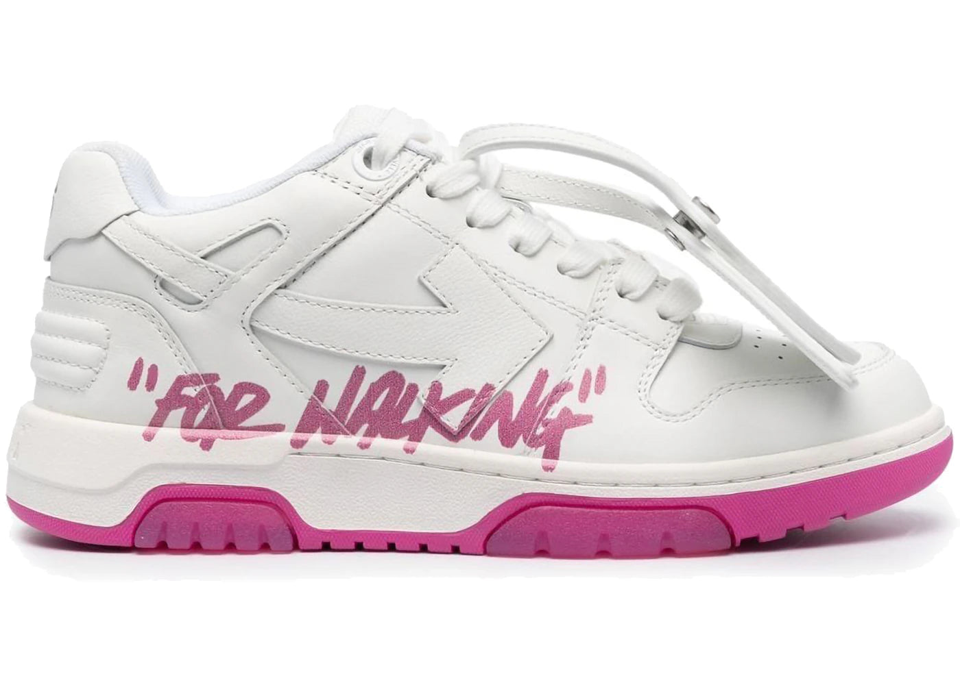 OFF-WHITE Out Of Office Low Tops (W) For Walking Fuschia