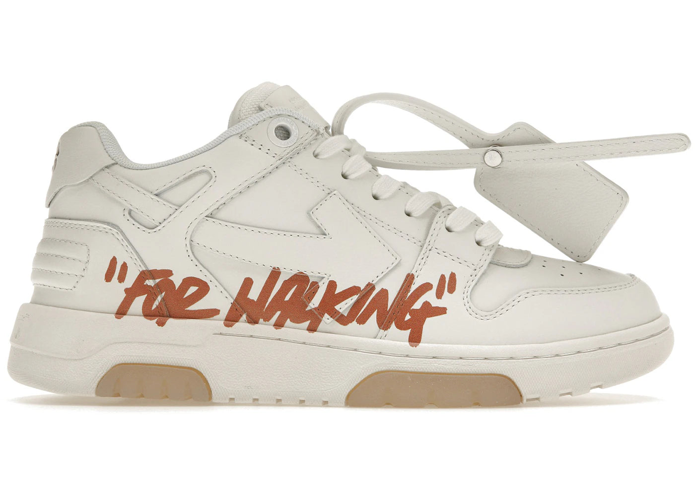 OFF-WHITE Out Of Office Low Tops For Walking Terracotta