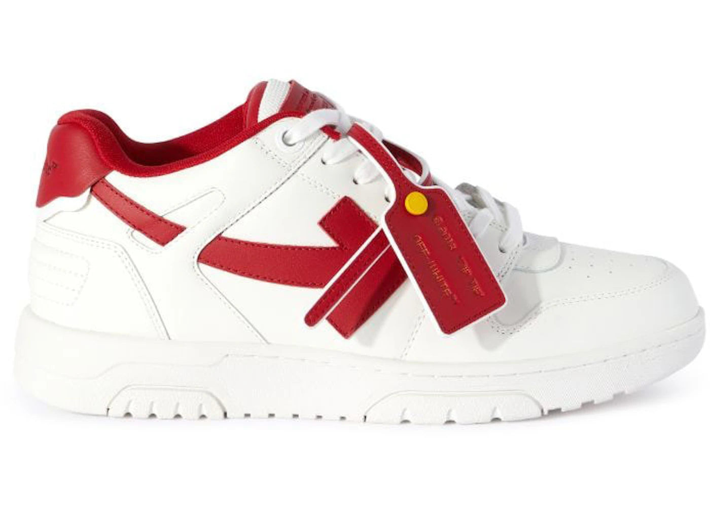 OFF-WHITE Out Of Office OOO Low Tops 2024 Lunar New Year Red White