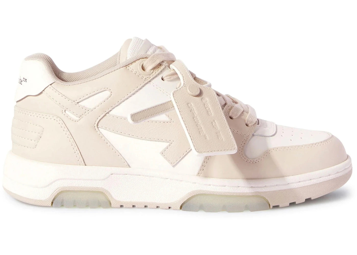 OFF-WHITE Out Of Office OOO Low Tops Beige (Women's)