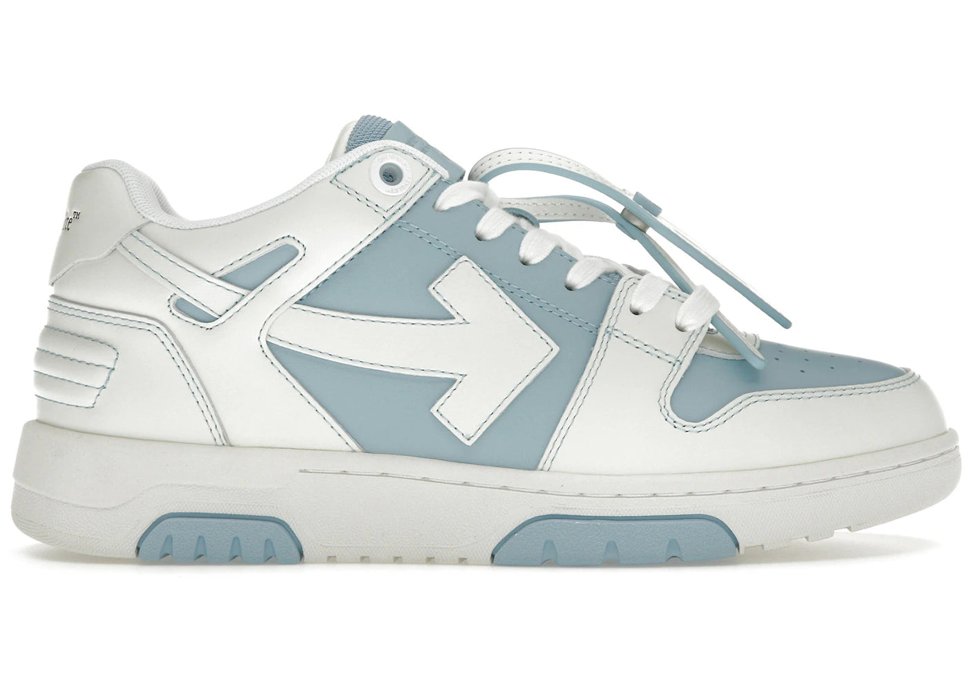 OFF-WHITE Out Of Office OOO Low Tops Light Blue White